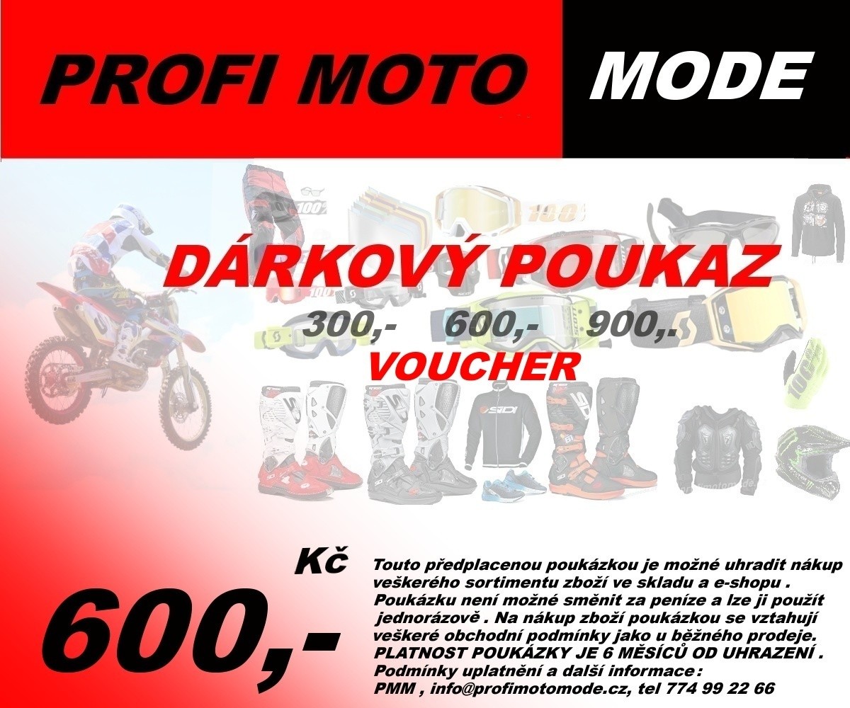 DÁRKOVÝ POUKAZ V HODNOTĚ 300, 600, 900